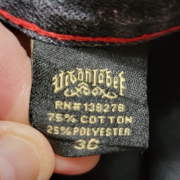 Urban Label Dark Wash Straight Denim Jeans - Size 36 - Picture 6 of 6